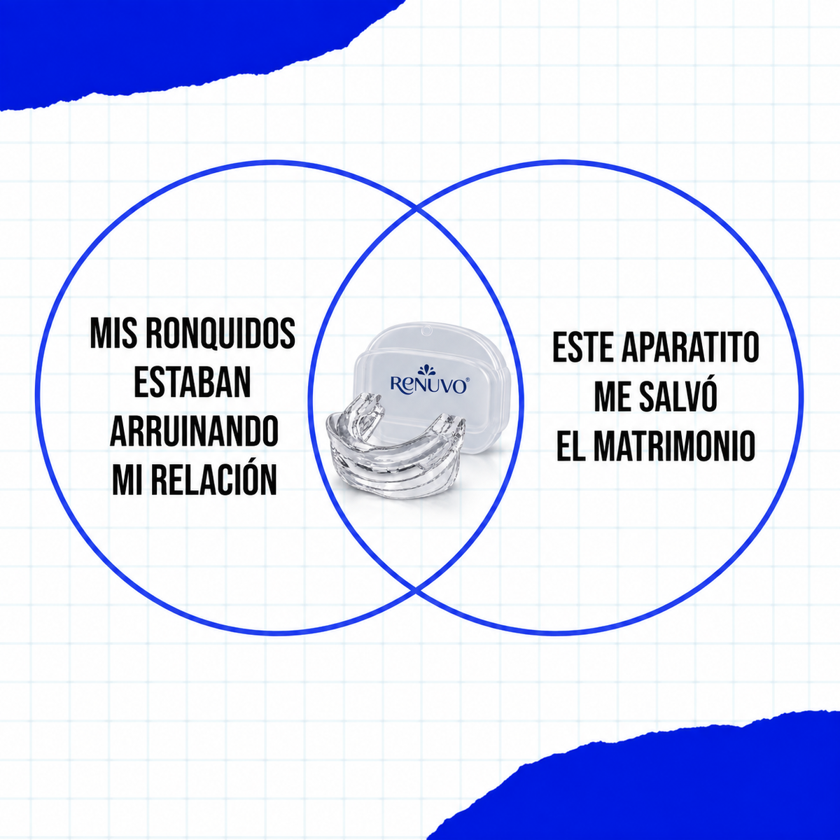 Aparato Anti Ronquidos RENUVO® Salud Bucal y Facial.